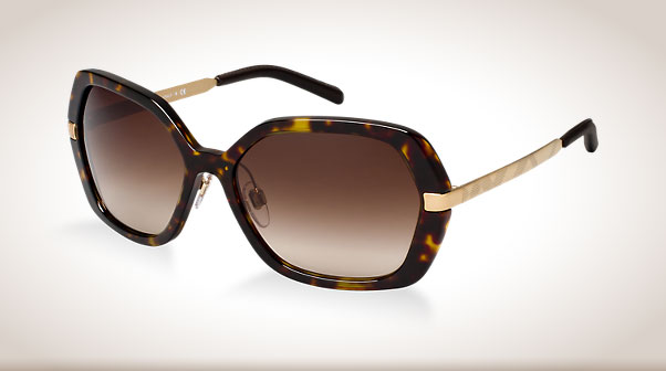 burberry trench collection round frame sunglasses